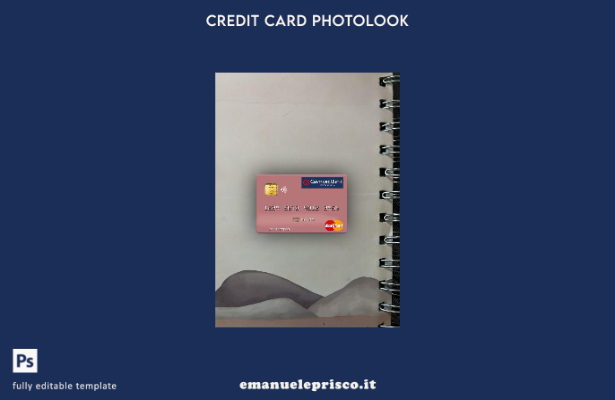 modello frontale photolook mastercard Zambia Cavmont Bank in stile verificato